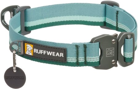 RuffWear Top Rope Collar River Rock Green - RuffWear