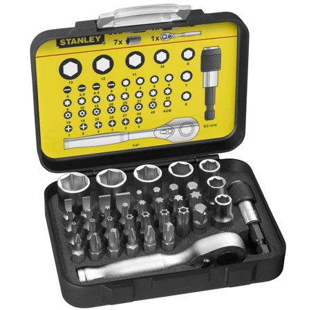STANLEY 1-13-906 Bitssett 39 deler, Maskintilbehør & forbruk