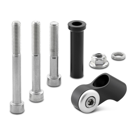 Montagesatz Spiegel Rizoma Schwarz - Ducati Multistrada 1200 2010-2012