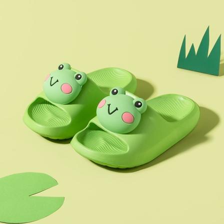 1 par svømmeslippers Grønne barnesommerslippers Jentesvømming B