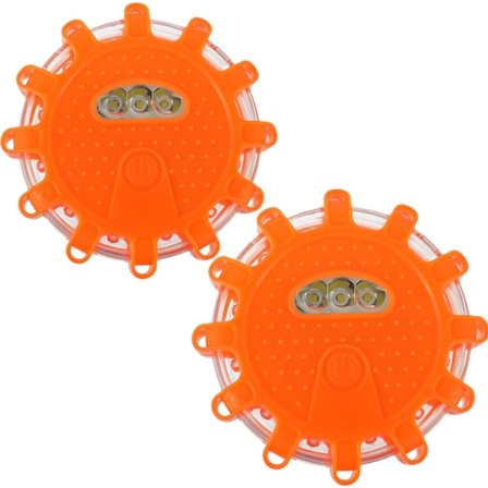 Nødlys for bilhavari, blinkende med magnetisk base for bil, lastebil, båt