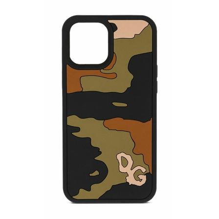 Dolce & Gabbana, i Phone 12 Pro Max Case Groen, Heren, Maat:ONE Size