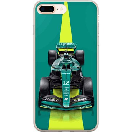 Yhteensopiva Puhelinkuori Apple Apple iPhone 7 Plus Aston Martinin Formula 1 -auto vihreässä kilpailumuotoilussa, jossa on moderni studiosentuntma