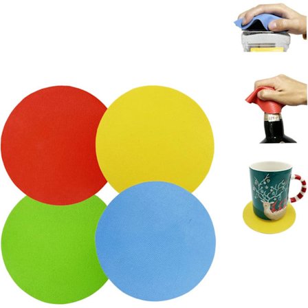 Pullonavaajasetti, 5 in 1 Monitoiminen Purkinavaaja, 4 in 1 Pullonavaaja Liukumattomalla Kumikahvalla Nivelrikkoon Heikoille Käsille