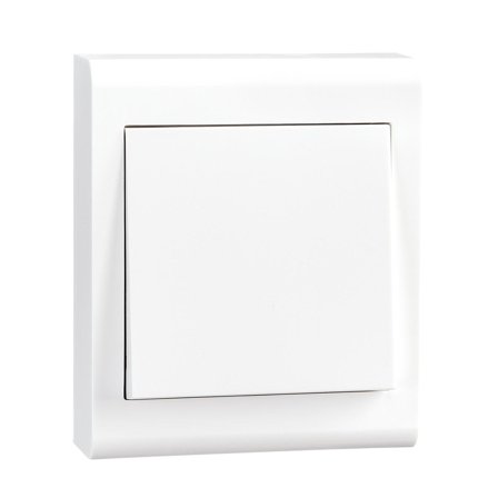 SG Bryter Påvegg Hvit 1-pol