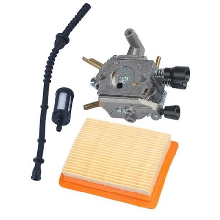Forgaser + Filter + Slange Kompatibel med STIHL FS120 FS200 FS250 GræsTrimmer