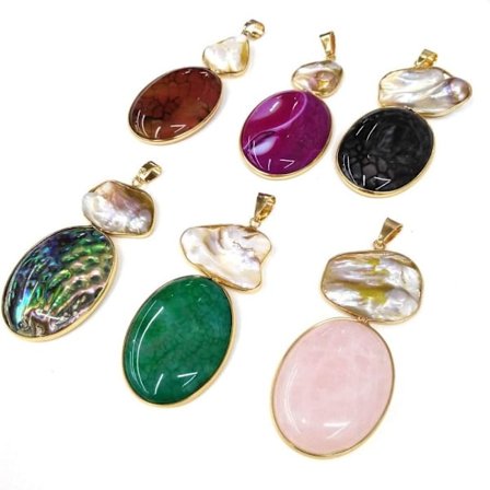 Stone Pearl Sten Pearl Oregelbunden natursten Pearl