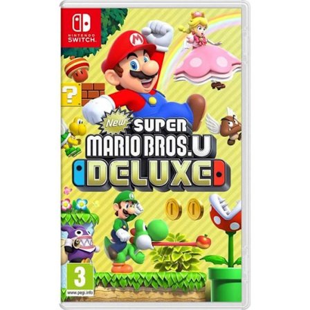 Nintendo [Importversion, spelbar på franska] New Super Mario Bros. U Deluxe (Switch) - 2525646