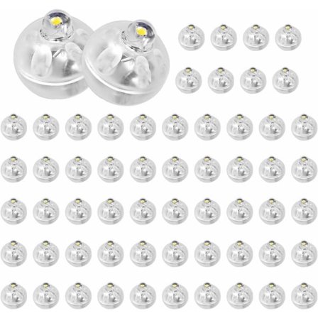 LED-ballonglamper 50 stk LED-ballonglys, LED-lykter, Mini