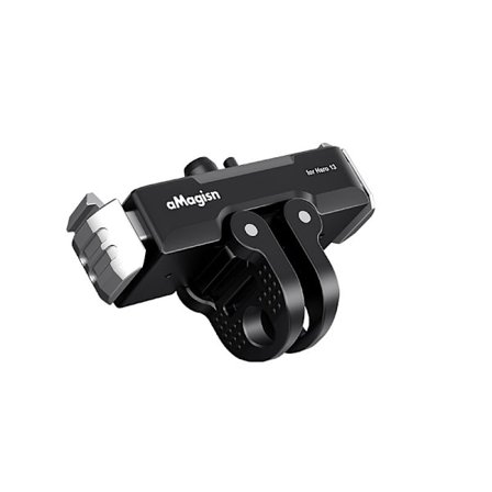 Hero13 Metall Magnetisk Snabbfäste - Svart Metall Snabbfäste Bas Kompatibelt med GoPro Hero13 Dubbel Gränssnitt Adapter