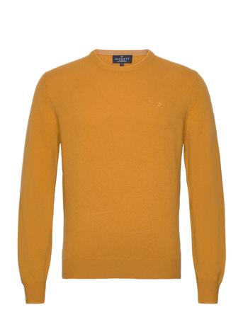 Lambswool Crew Strikkegenser M. Rund Krage Oransje Hackett London*Betinget Tilbud