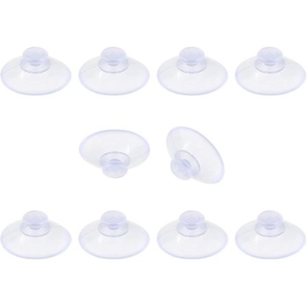 20 stk. sugekopper 20 mm plastik sugekopper uden kroge til udendørs brug