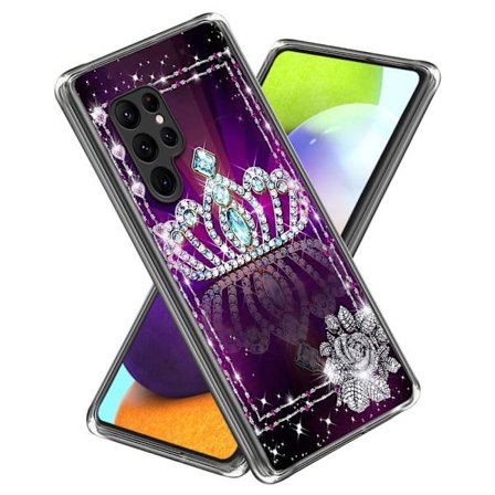 Deco Samsung Galaxy S24 Ultra deksel - Diamantkrone