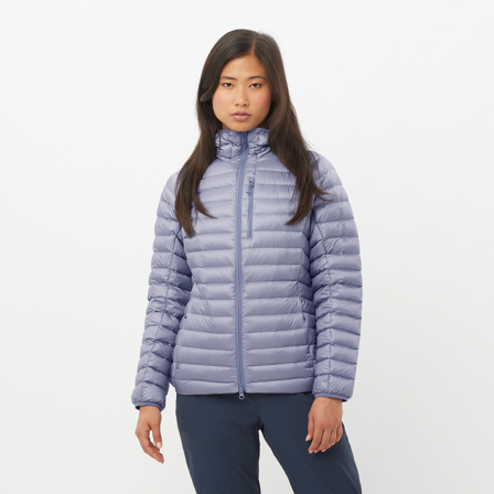 Salomon - Women's Jacket Elixir Micro Down Hd W - Blue Granite