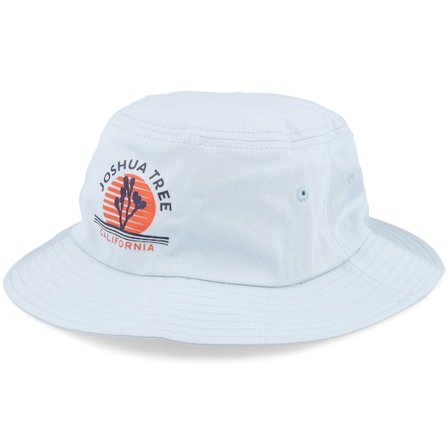 American Needle - Joshua Tree Np Twill Screen Ruisseau Bucket Bucket Blue Hat - @ Hatstore