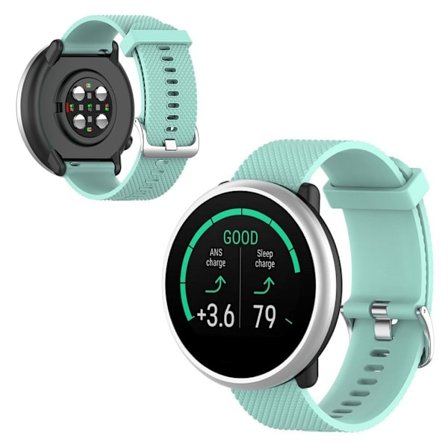 Polar Ignite yksinkertainen silikoninen kellonauha - Syaani