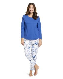 Pyjamas Blå - 40/42 - Damella