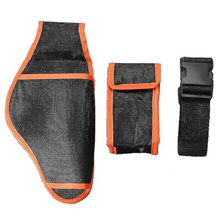 3 stk. Orange + Sort Værktøjs Håndtaske Sæt Havesaks Elektrisk Beskæresaks Havearbejde Elektrisk Saks Bærbar Håndtaske