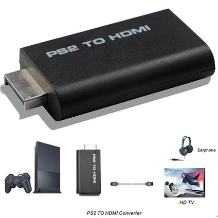 HDV-G300 PS2 till HDMI 480i/480p/576i o Videokonverter Adapter - Perfekt