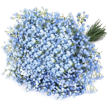 6 st konstgjorda Baby Breath Gypsophila blommor buketter för DIY krans blomsterarrangemang dekoration