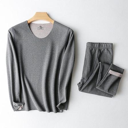 Herrar Termisk Underkläder Set Baslager Fleece Fodrad Mjuk Topp Botten