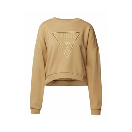 Guess, Rosatea Sweatshirt E23Gu 40 W2Yq 07Kb 4N1 Beżowy, Kobieta, Rozmiar: M