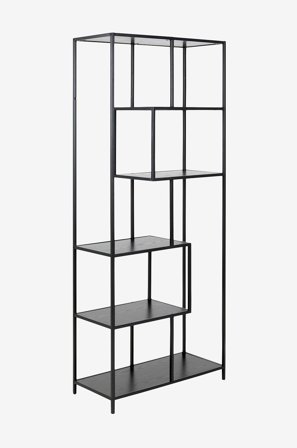 AC Design Furniture - Bokhylla H 185 Agust - Svart - Bokhyllor - Från Homeroom