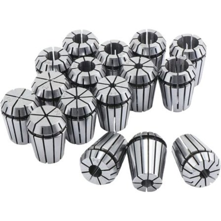 ER25 Collet Chuck 16 stk 1-16mm Chuck Holder ER25 Holder for CNC Gravering og Fresing