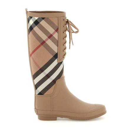 Burberry, Rain Boots Beżowy, Kobieta, Rozmiar: 37 EU