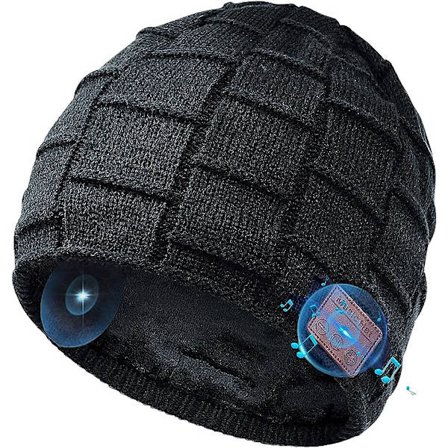 Bluetooth 5.0 -hattu miehille, joululahjaidea, unisex-hiihtomusiikki