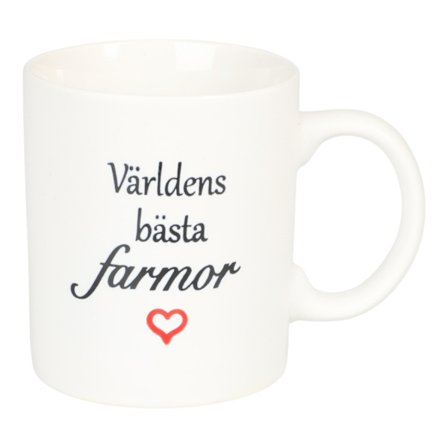Mugg Världens bästa farmor