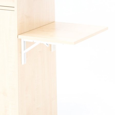 Fällbar klaff till ståpulpet, björk