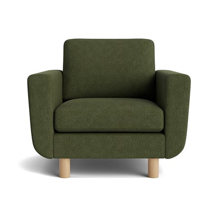 Haven Sessel Aragon Grün Modernes Design Bequemer Polstersessel mit stabilen Füßen 86cm Breite Hochwertiger Komfort für das Wohnzimmer Stilvoll
