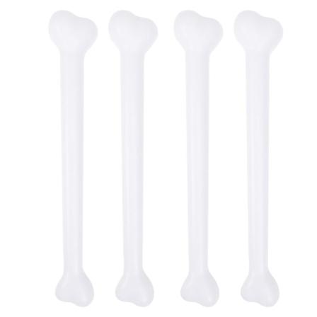 4 stk. Jungle Dekorationer Party Ornament Knogler Prop Dekorationer Pynt Menneskelige Knogler Prop Hvid 40X10C White 40X10CM