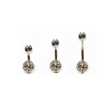 Navelpiercing / Navelsmycke, korta stav/lång stav
