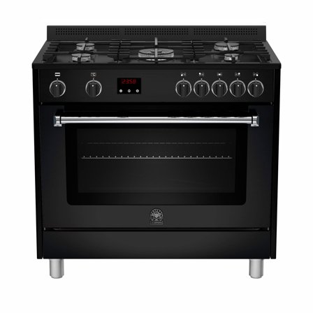 La germania AMS95C61CNE gasspis 90 cm, mattsvart | Vitvaror > Spisar > Gasspis | Bagaren och Kocken