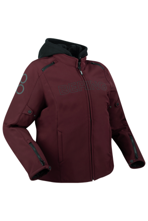 Blouson Moto Femme Bering Davis Queen Size Violet 3XL Plus