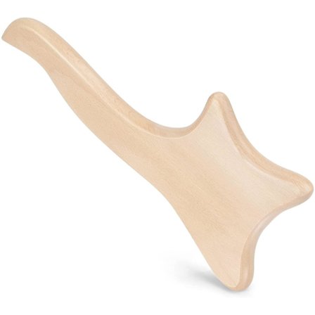 Træ Gua Sha Værktøjer - Anti-Cellulite Terapi Lymfedrænage Paddel Massage