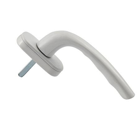 Vindushåndtak, skjult skrue, metallstang, metalldeksel, solid alu