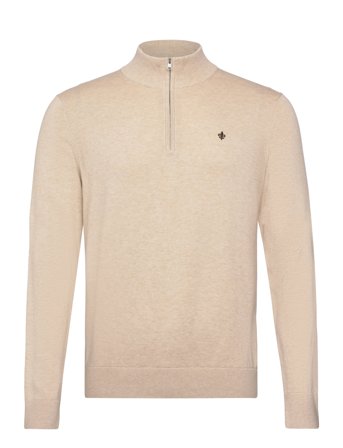 Morris Brian Half Zip - Cream - XL