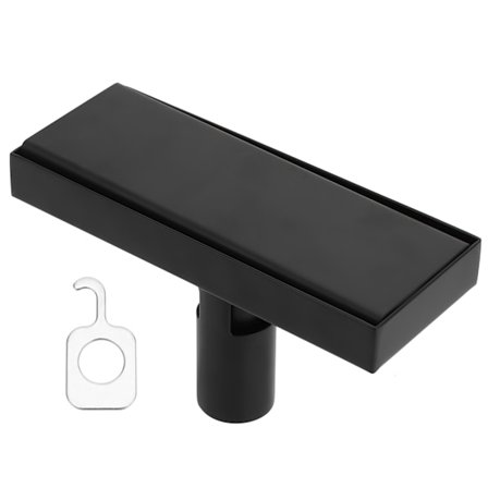 20 cm ruostumattomasta teräksestä valmistettu suihkulattiakaivo irrotettavalla laattasisäkkeellä