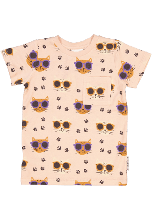 Geggamoja T-shirt Bambu T-shirts & toppar Unisex Rosa 86/92