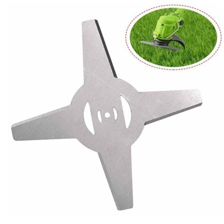 IC 150 mm Metall Grästrimmerhuvud Bladbyte Gräsmatta Mo