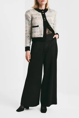 Tailored Satin Trousers XL