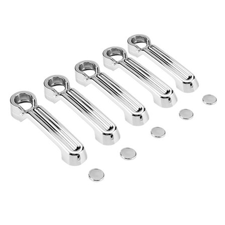 5st Bil Krom Dörrhandtag Baklucka Trim för Jeep Wrangler Liberty Dodge Nitro