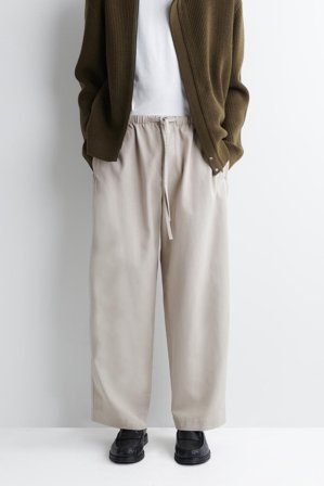 COS Men's Pantaloni Barrel Con Coulisse in Beige