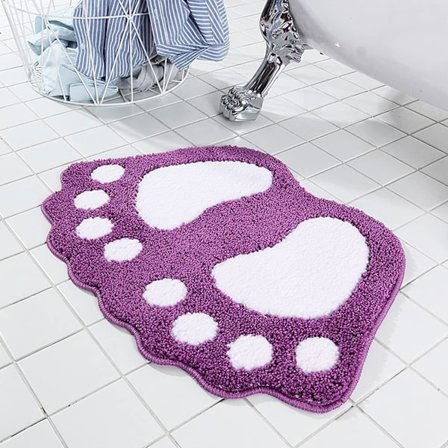 Badematte for baderom, absorberende, sklisikker