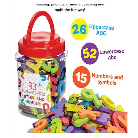 Magnetiske Bogstaver og Tal til Børn Matematiske Symboler Alfabet Store Bogstaver Små Bogstaver Alfabetiske Køleskabsmagneter Læringslegetøj til 