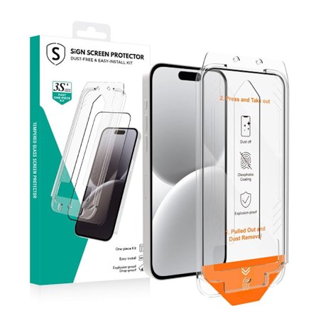 SiGN Screen Protector iPhone 15 – EZ Apply with dust free applicator