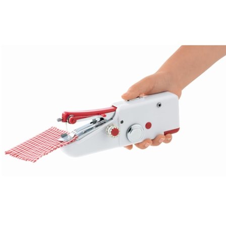 Symaskin kompakt, handsymaskin, sax + måttband + 5 nålar + 5 stift + 10 låscylindertrådar